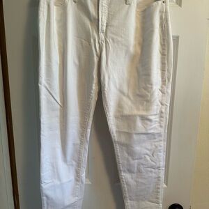 J. Crew Women’s White Skinny Jeans
